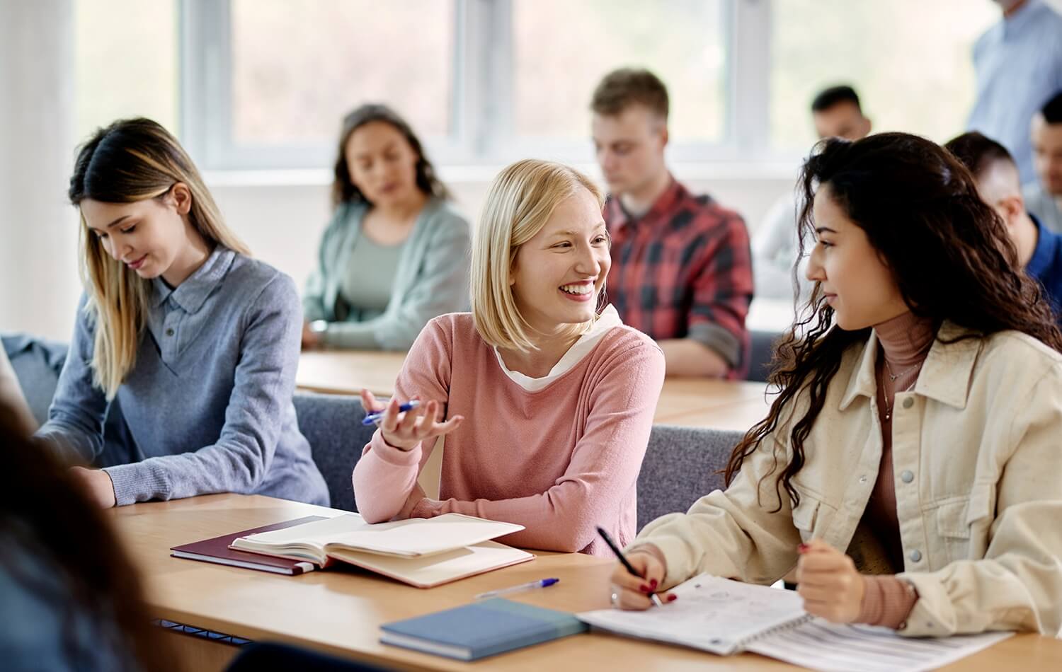 Students in a seminar