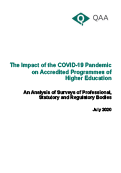 The Impact of the COVID-19 Pandemic on Accredited Programmes of Higher Education thumbnail
