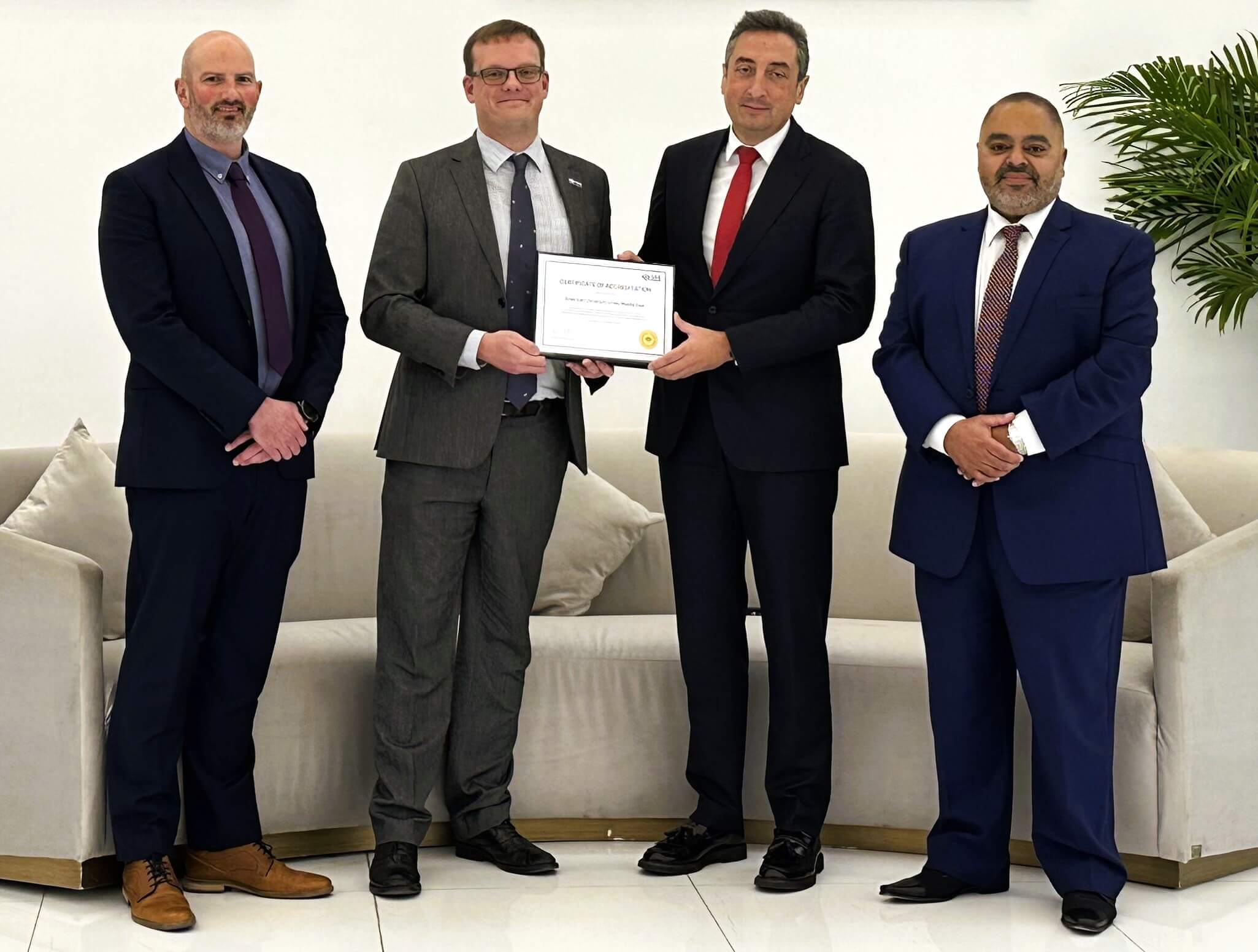 Accreditation presentation with American University of the Middle East