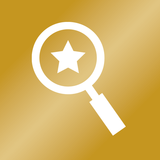 Institutional credibility and recognition icon