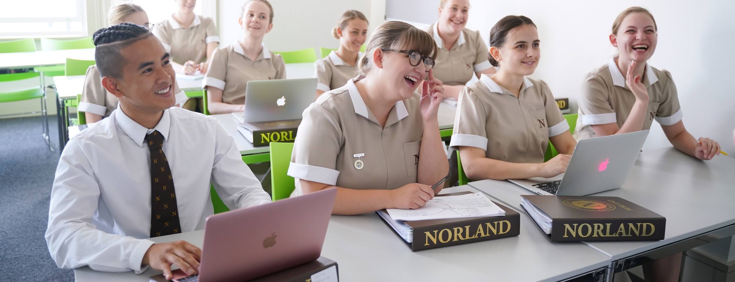 Students in a lesson at Norland College