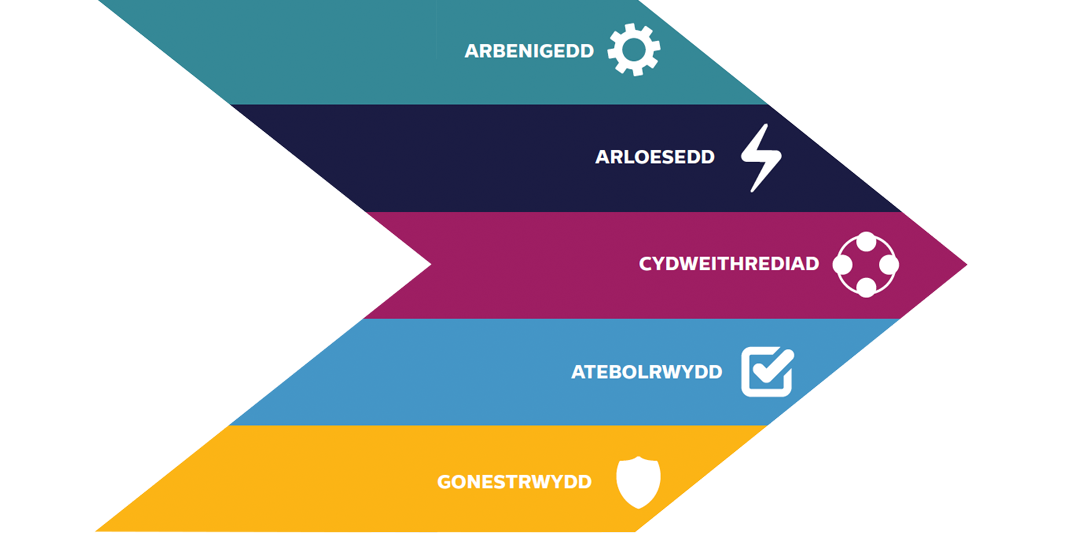 Our Values (Welsh translation) ""