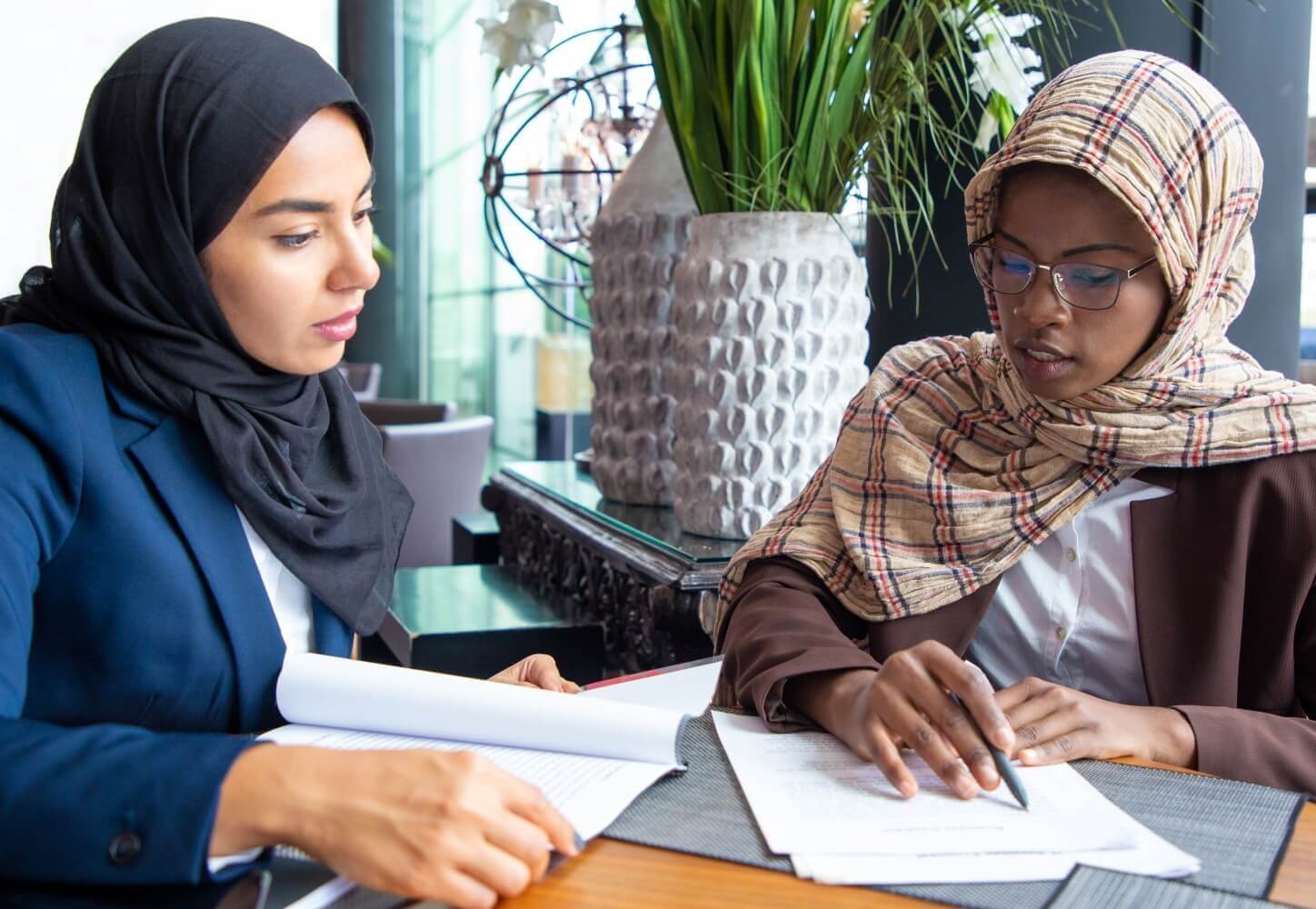 International academics in discussion