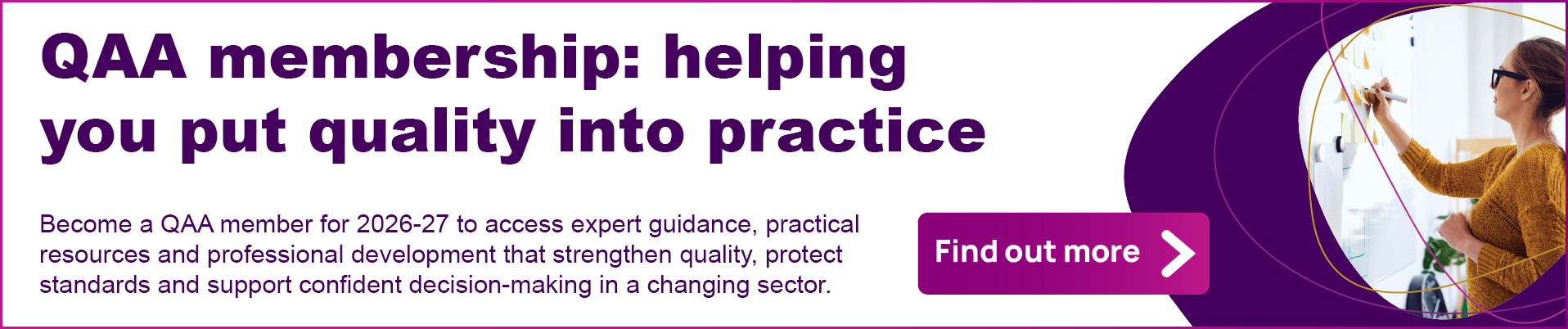 Find out more about QAA membership in 2026-27