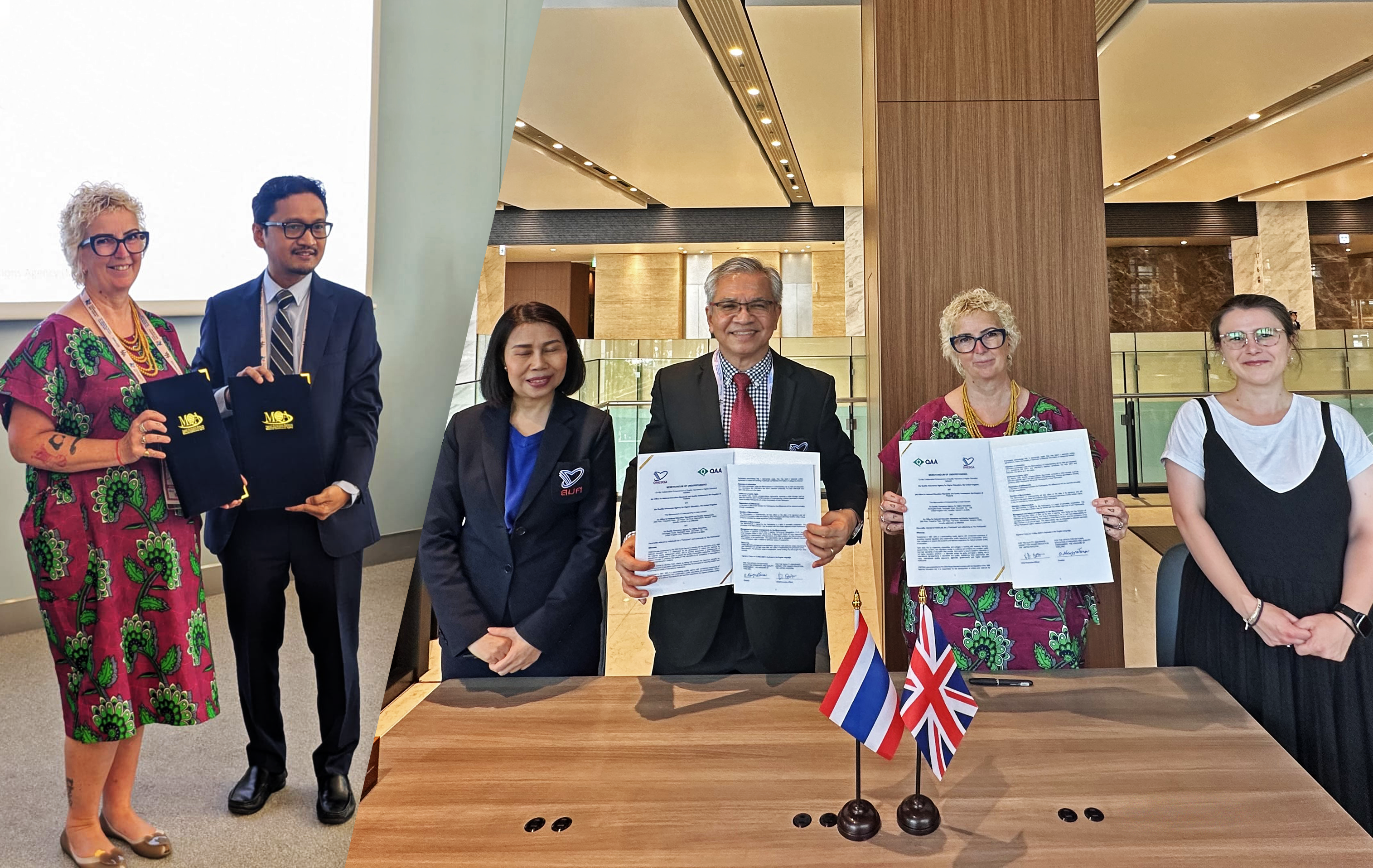 Signing MoUs with MQA and ONESQA