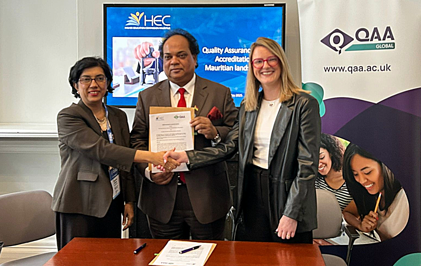 QAA signs MoU with Mauritian agency