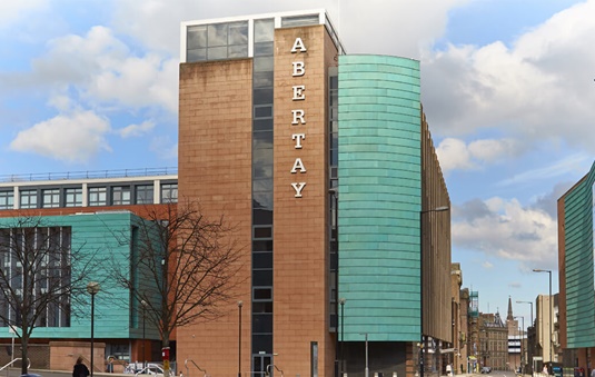 Portrait of Abertay University Dundee